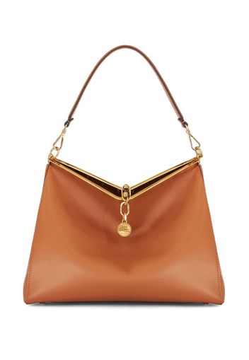 ETRO Vela leather shoulder bag - Braun