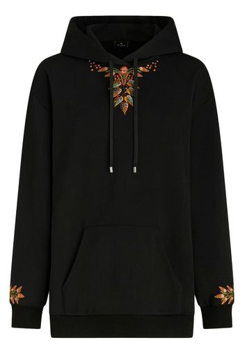 ETRO Hoodie mit Stickerei - Schwarz