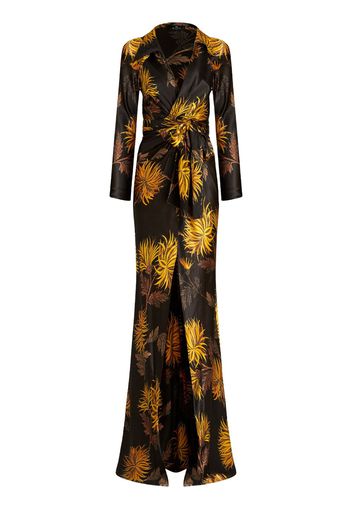 ETRO Kleid mit Blumen-Print - Schwarz
