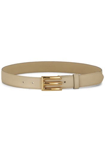 ETRO logo-buckle leather belt - Nude