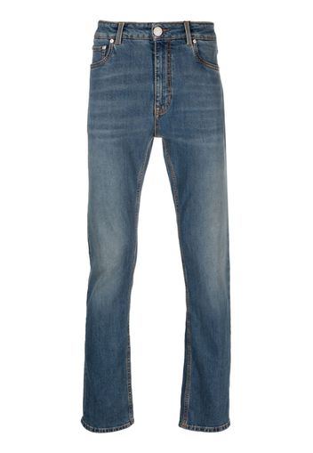 ETRO mid-rise straight-leg jeans - Blau