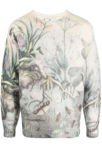 ETRO intarsia-knit wool sweatshirt - Nude