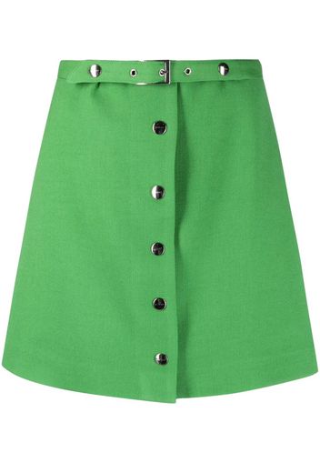 ETRO belted A-line miniskirt - Grün