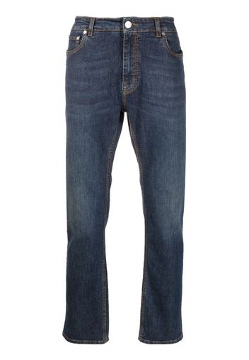 ETRO mid-rise straight-leg jeans - Blau