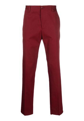 ETRO mid-rise stretch-cotton chinos - Rot