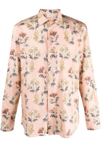 ETRO floal-print cotton shirt - Rosa