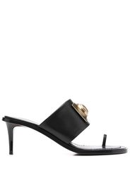 ETRO Metallic-Mules - Schwarz