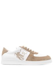 ETRO Pegaso panelled low-top sneakers - Weiß