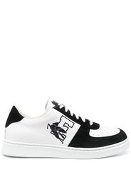 ETRO logo-print lace-up sneakers - Schwarz