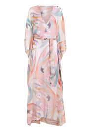 ETRO Maxikleid mit V-Ausschnitt - Rosa