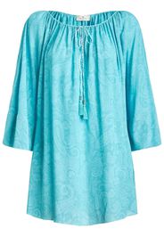 ETRO paisley-print mini beach dress - Blau