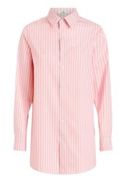 ETRO embroidered-logo striped shirt - Rosa