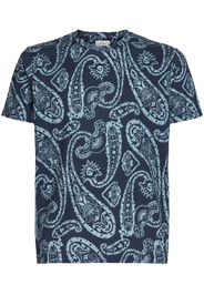 ETRO paisley-print cotton T-shirt - Blau