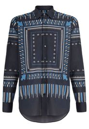 ETRO graphic-print cotton shirt - Schwarz