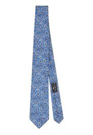 ETRO all-over paisley-print tie - Blau