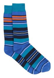 ETRO striped knit socks - Blau