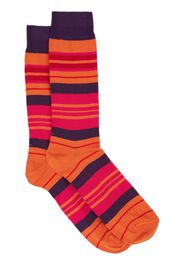 ETRO striped knit socks - Orange