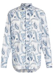 ETRO floral paisley-print shirt - Weiß