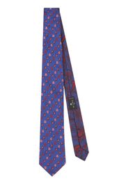 ETRO paisley-print silk tie - Blau