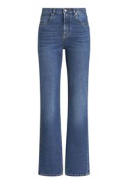 ETRO Gerade Jeans mit Logo-Applikation - Blau