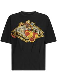 ETRO T-Shirt mit Logo-Applikation - Schwarz