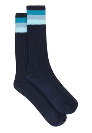 ETRO Socken mit Streifen - Blau