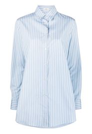 ETRO long-sleeve striped shirt - Blau