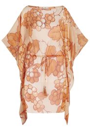 ETRO Berry-print kaftan dress - Orange