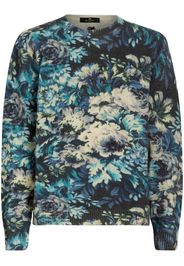 ETRO floral-print virgin wool jumper - Blau