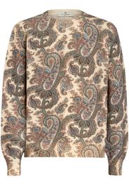 ETRO paisley-print wool jumper - Nude