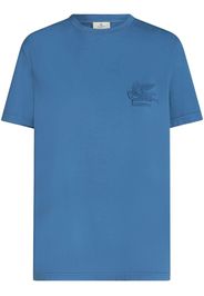 ETRO Pegaso-motif cotton T-shirt - Blau