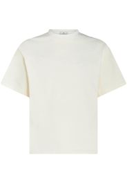ETRO logo-embroidered cotton T-shirt - Nude