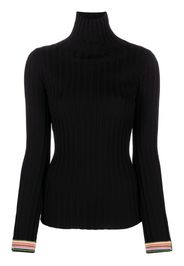 ETRO striped-edge wool jumper - Schwarz