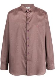 ETRO geometric-pattern long-sleeve shirt - Rosa