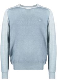 ETRO Strickpullover mit Logo-Stickerei - Blau