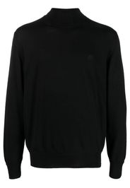 ETRO Rollkragenpullover mit Logo-Stickerei - Schwarz