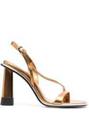 ETRO 120mm metallic-finish sandals - Gold