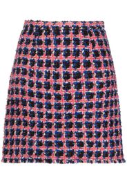 ETRO bouclé wool-mohair blend mini skirt - Blau