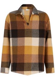 ETRO embroidered-Pegaso long-sleeved jumper - Braun