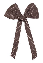 ETRO polka-dot print silk bow tie - Braun