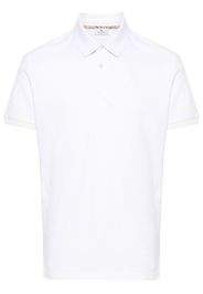 ETRO Pegaso-embroidered cotton polo shirt - Weiß
