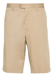 ETRO Pegaso-embroidery pressed-crease shorts - Nude