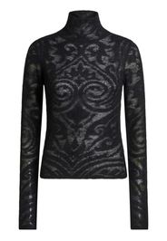 ETRO jacquard knitted top - Schwarz