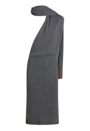 ETRO ribbed-knit midi dress - Grau