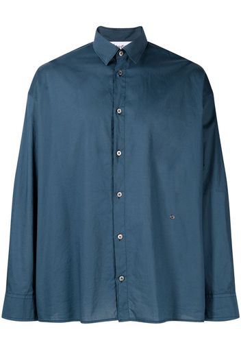 Etudes button-down fastening shirt - Blau