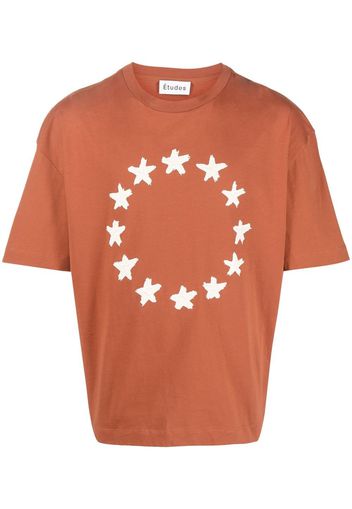 Etudes Spirit Painted Stars T-shirt - Braun