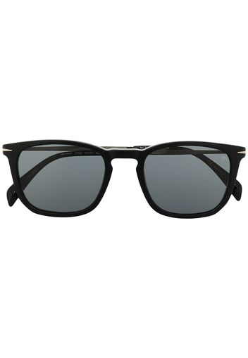 Eyewear by David Beckham Sonnenbrille mit eckigem Gestell - Metallisch