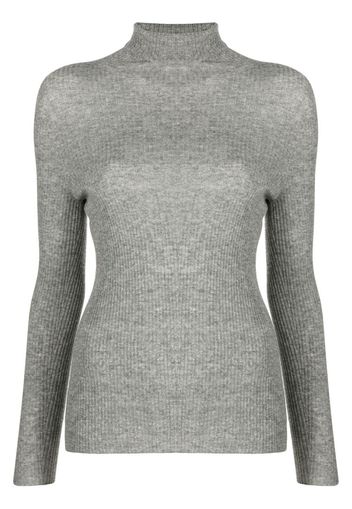 Fabiana Filippi ribbed roll-neck jumper - Grau