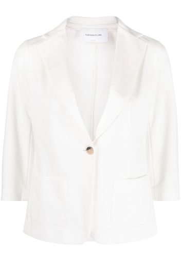 Fabiana Filippi single-breasted blazer - Weiß