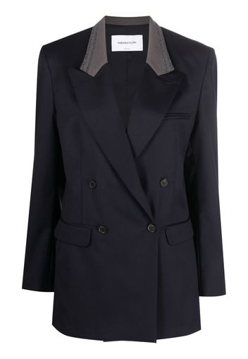 Fabiana Filippi Doppelreihiger Blazer - Blau